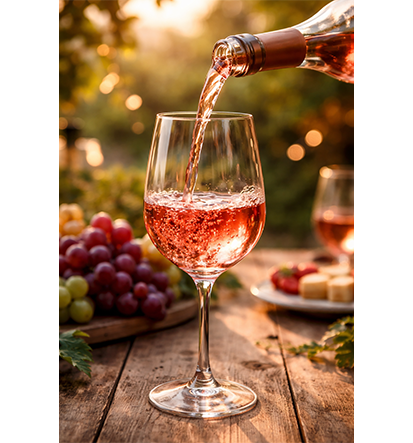 Rotling von Weinbau Frank wird eingeschenkt